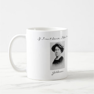 Café O anarquista de Emma Goldman cita a caneca