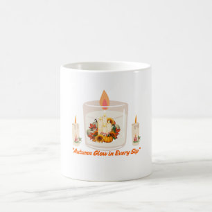 Café "O Brilho de outono em cada caneca - Coffee Fall M