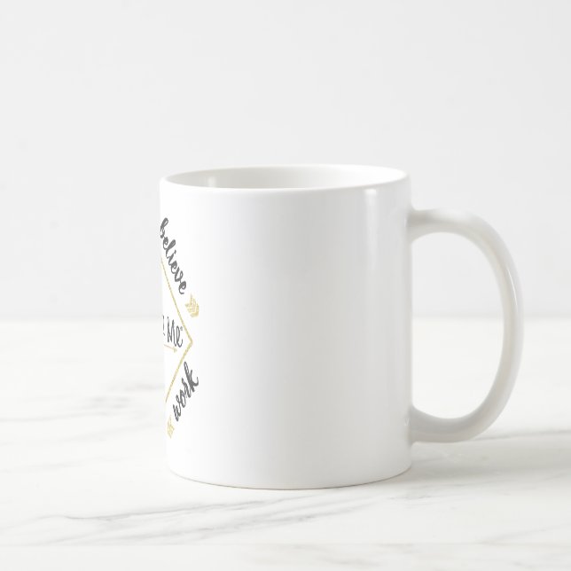 Café O CEO de mim ideal acredita a caneca da repetição (Direita)