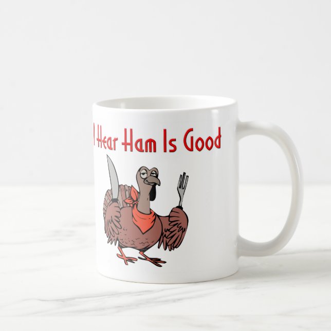 Café O Ham de Ação de Graças é uma boa caneca (Direita)