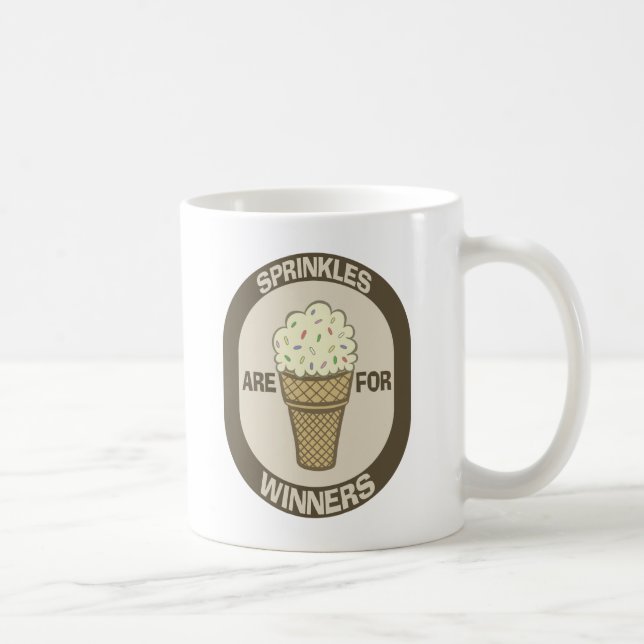 Café O humor da caneca de café, Sprinkles é para (Direita)