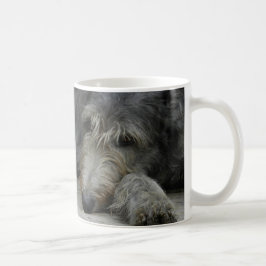 Café O Lurcher fecha acima a caneca dois de |