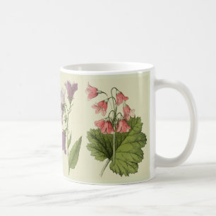 Café O Wildflower alpino botânico floresce a caneca de