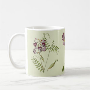 Café O Wildflower alpino botânico floresce a caneca de