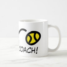 Obrigado Treinador! Caneca de tênis