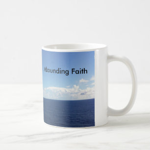 Café Oceano de abundância da caneca da fé