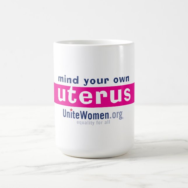 Café Ocupe-se de sua própria caneca do útero (Centro)