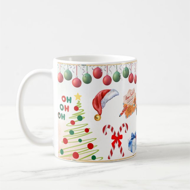 Café Oh oh oh, Caneca de Natal (Esquerda)