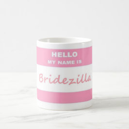 Café Olá! caneca de Bridezilla