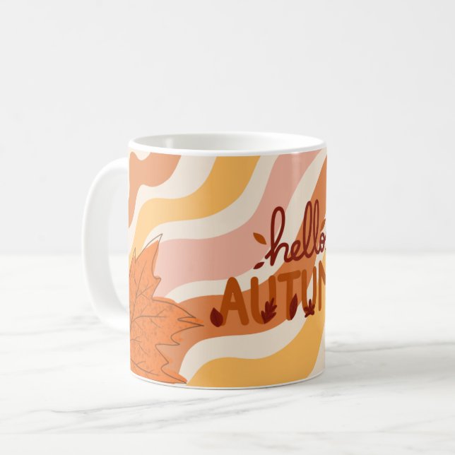 Café Olá Caneca de Outono (Frente Esquerda)