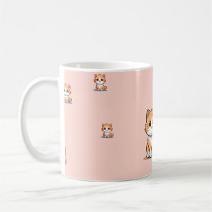 Café Olá Fofinho – Design de Caneca de Gato Fofo para A