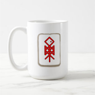 Café Olho de Odin Viking Bindrune 15 oz. Caneca