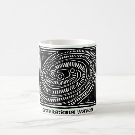 Café Ondas gravitacionais da caneca de ParanormalPrints