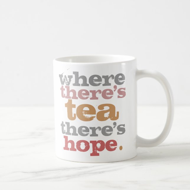 Café Onde há chá há caneca de esperança (Direita)
