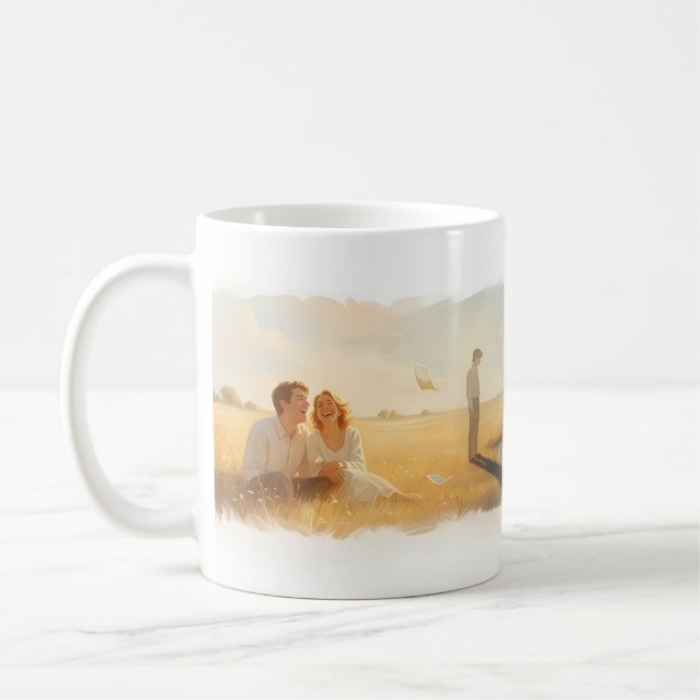 Café Ontem — Caneca de Sentimento de Memórias de Amor P (Esquerda)