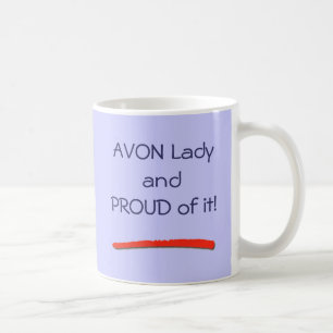 Café Orgulhoso ser uma senhora Caneca de Avon