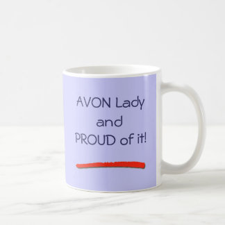 Café Orgulhoso ser uma senhora Caneca de Avon
