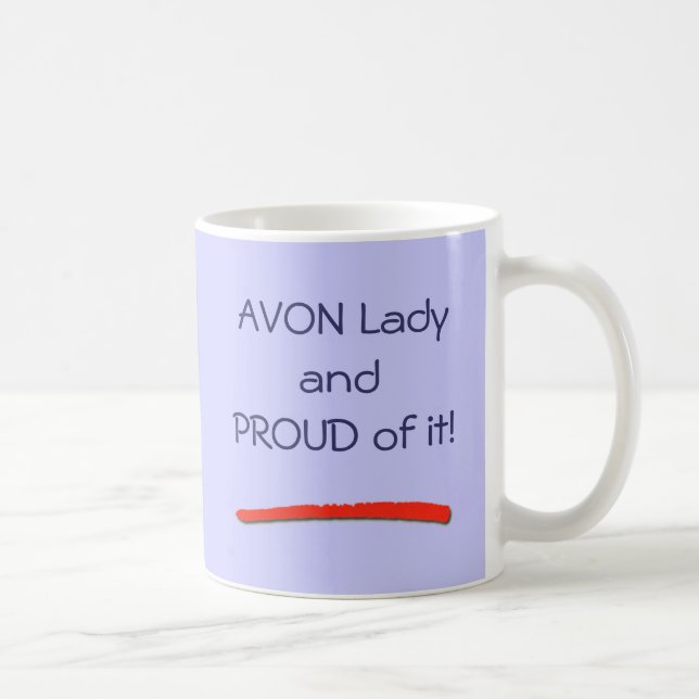 Café Orgulhoso ser uma senhora Caneca de Avon (Direita)