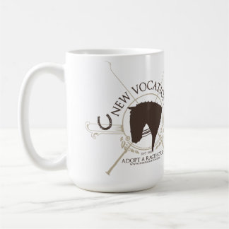 Café Os vocações novos adotam uma caneca do cavalo de