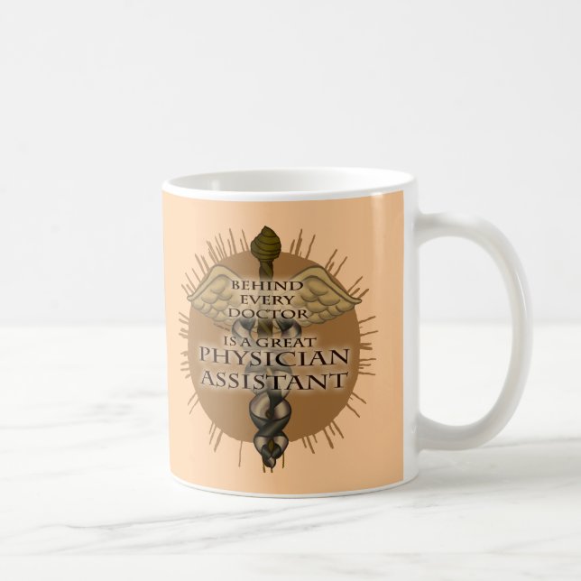 Café Ótimo Caneca de Assistente Médico (Direita)