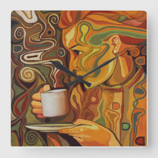 Café ou Relógio de Parede de Chá