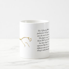 Café Ouro do cavalo de Uffington, caneca