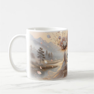 Café Ouvirei ao Seu Coração Caneca Cerâmica de Piano