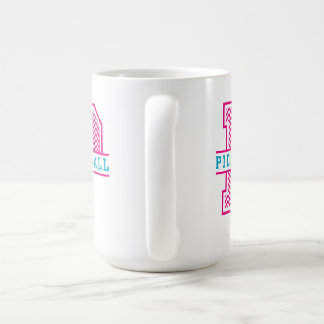Café P é para a caneca do prêmio de Pickleball