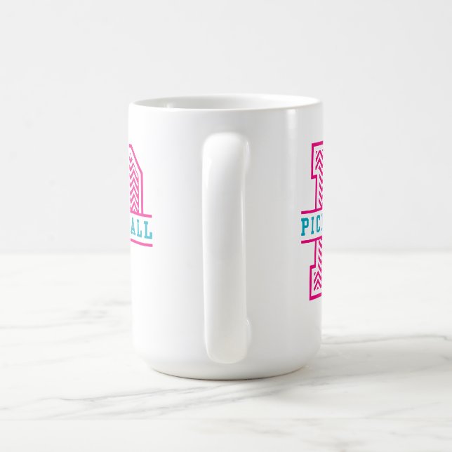 Café P é para a caneca do prêmio de Pickleball (Alça)