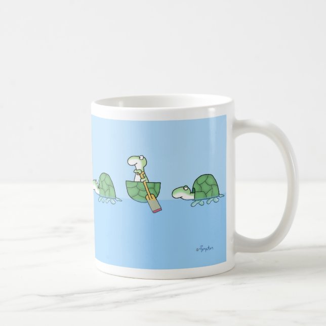 Café PADDLING caneca de Sandra Boynton (Direita)
