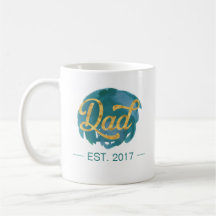 Pai EST. Caneca customizável de |