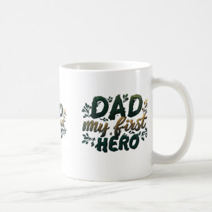 Café Papai, Meu Primeiro Herói - Caneca Clássica de 11
