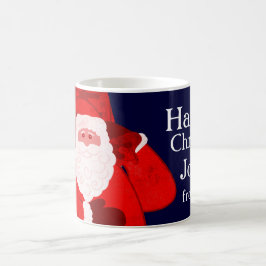 Café Papais noeis de Natal felizes, caneca de meninos v