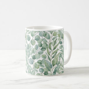 Café Papel de embrulho para caneca com folhas de eucali