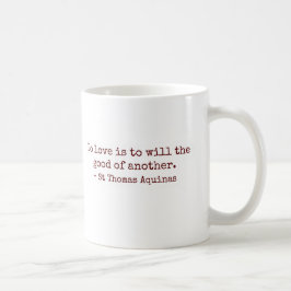 Café Para Amar é Querer o Bem de Outro Caneca