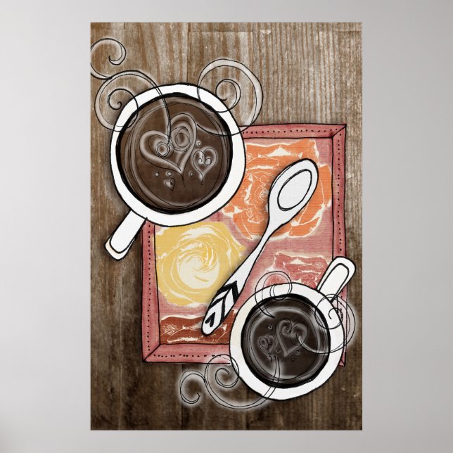 café para dois poster (Frente)