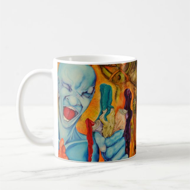 Café Para eu sou caneca de artista grande (Esquerda)