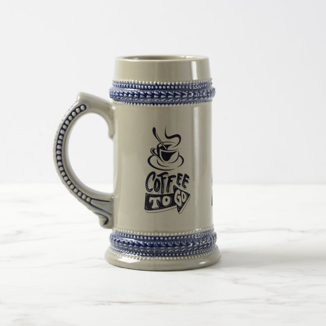Café Para Ir À Caneca de cerveja De Cerveja - Mug  (Esquerda)
