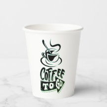 Café Para Ir Em Papel - Copas De Partido Personali