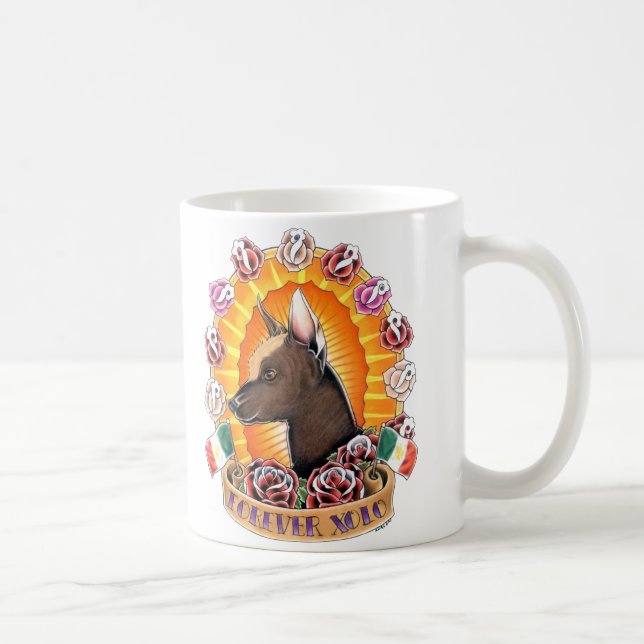 Café Para sempre caneca do tatuagem de Xolo (Direita)