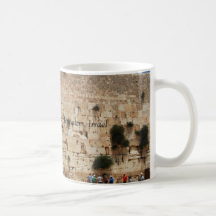 Café Parede ocidental do templo, caneca de Jerusalem,