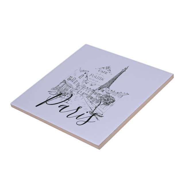 Cafe Paris Azulejo (Lateral)