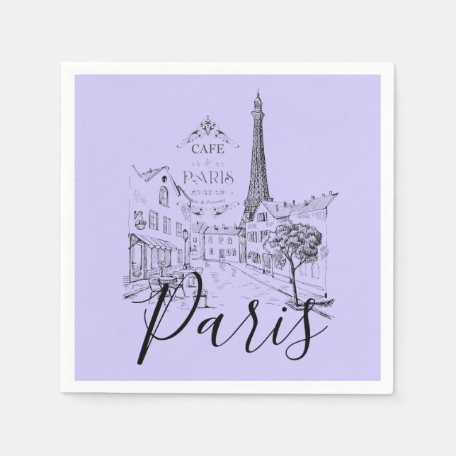 Cafe Paris   Guardanapos (Frente)