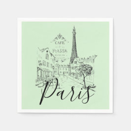 Cafe Paris Guardanapos