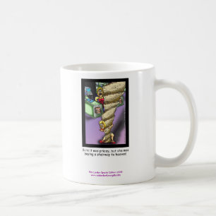 Café Paródia de Stairway To Heaven em Cartoon em Caneca