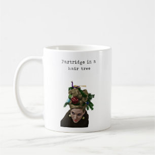 Café Partucho numa caneca de cabelo
