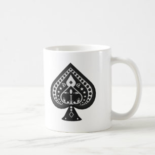Café Pás pretas: O póquer carda o terno: Caneca de ca