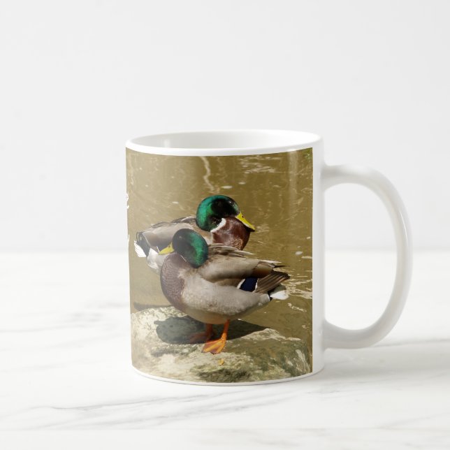 Café Patos do pato selvagem, caneca de I LoveDaddy (Direita)