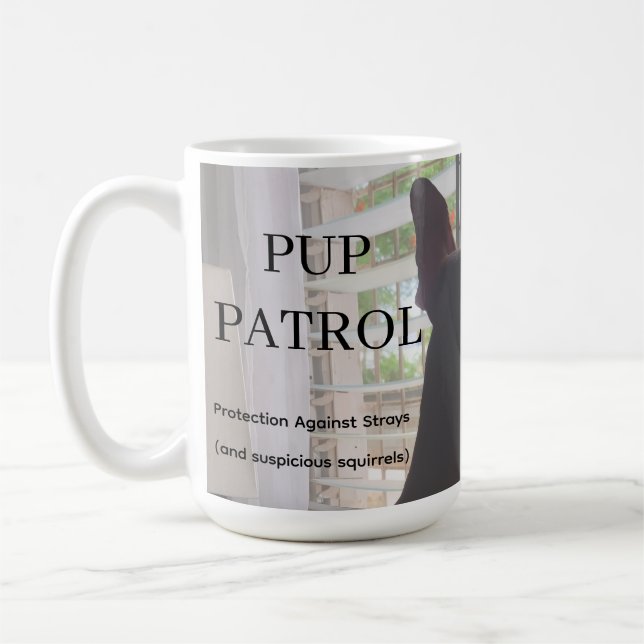 Café Patrulha Canina – Caneca de Cachorro Engraçado (Esquerda)
