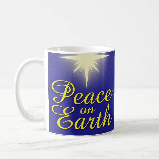 Café Paz na Terra - Caneca de Natal (Esquerda)